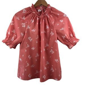 GAP coral peasant blouse size XS‎